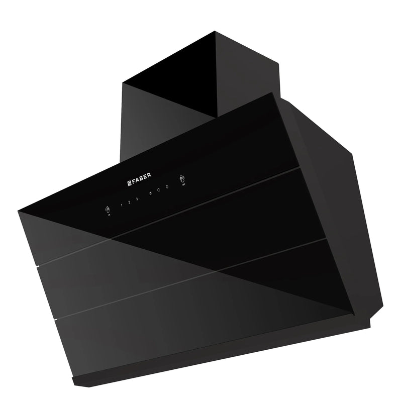 Faber Aries FL HC SC BK IN Wall-Mounted Chimney – 1200 m³/hr Suction, Filterless Auto-Clean & Touch/Gesture Control-3