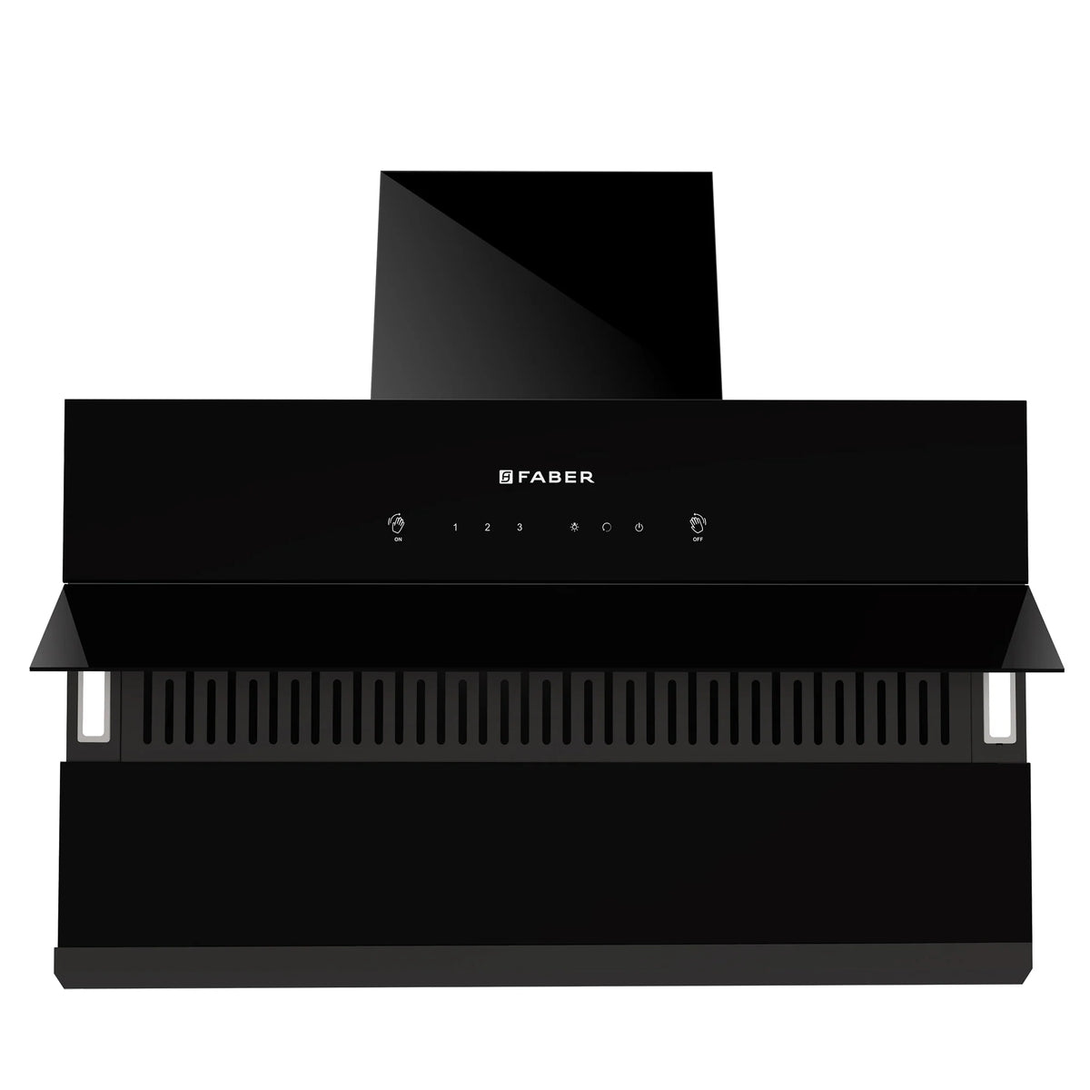 Faber Aries FL HC SC BK IN Wall-Mounted Chimney – 1200 m³/hr Suction, Filterless Auto-Clean & Touch/Gesture Control-5