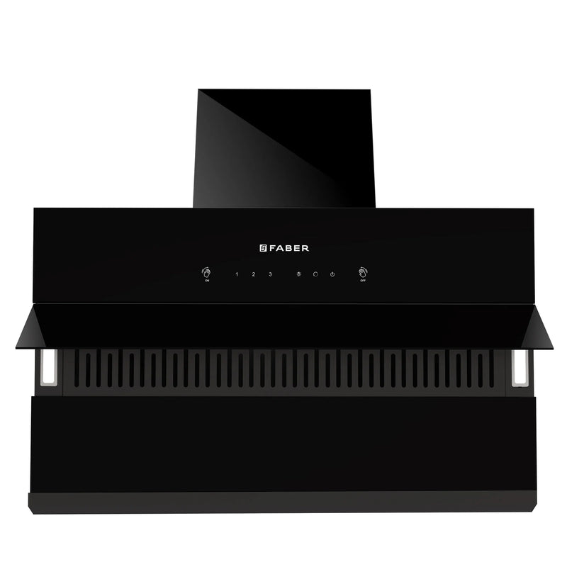 Faber Aries FL HC SC BK IN Wall-Mounted Chimney – 1200 m³/hr Suction, Filterless Auto-Clean & Touch/Gesture Control-5