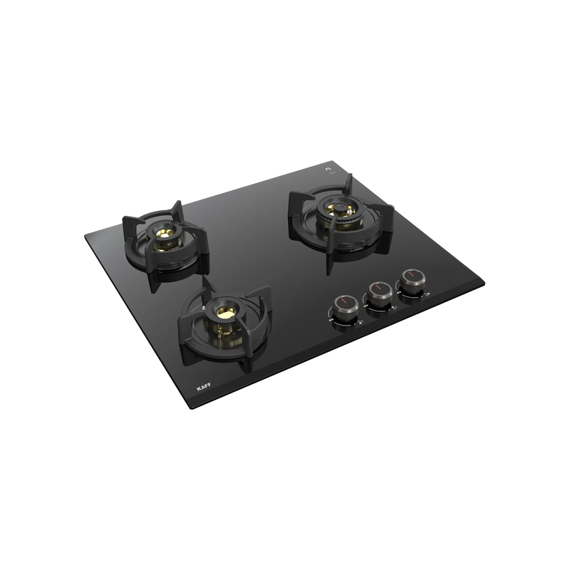 KAFF ASF 603 – Built-In Hob, 3 Full Brass High Efficiency Burners with Full Flame Failure Device (FFD), Auto Electric Ignition-1