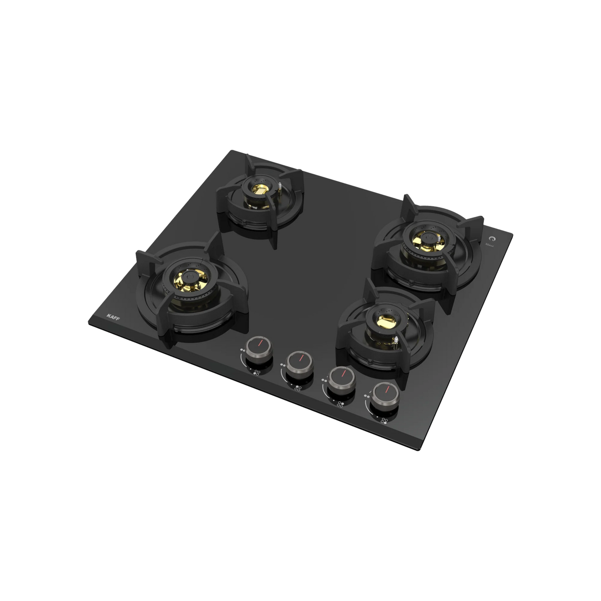 KAFF ASF 604 – Built-In Hob, 4 Full Brass High Efficiency Burners with Full FFD, Auto Electric Ignition