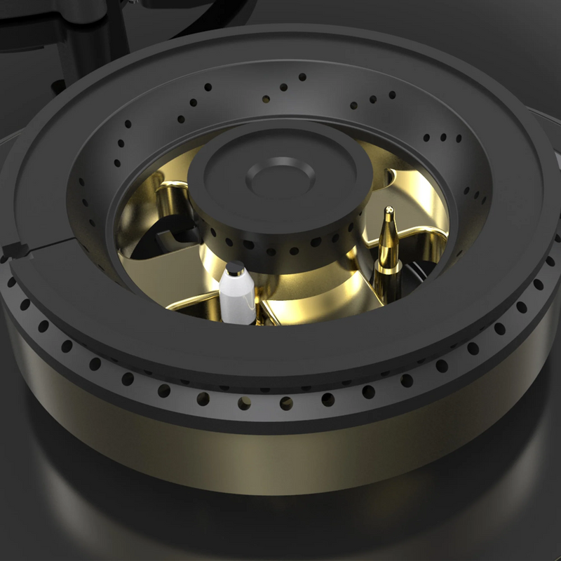 KAFF ASF 865 – 5 Burner Built-In Hob, 8 mm Thick Black Tempered Glass, Flame Failure Device-4
