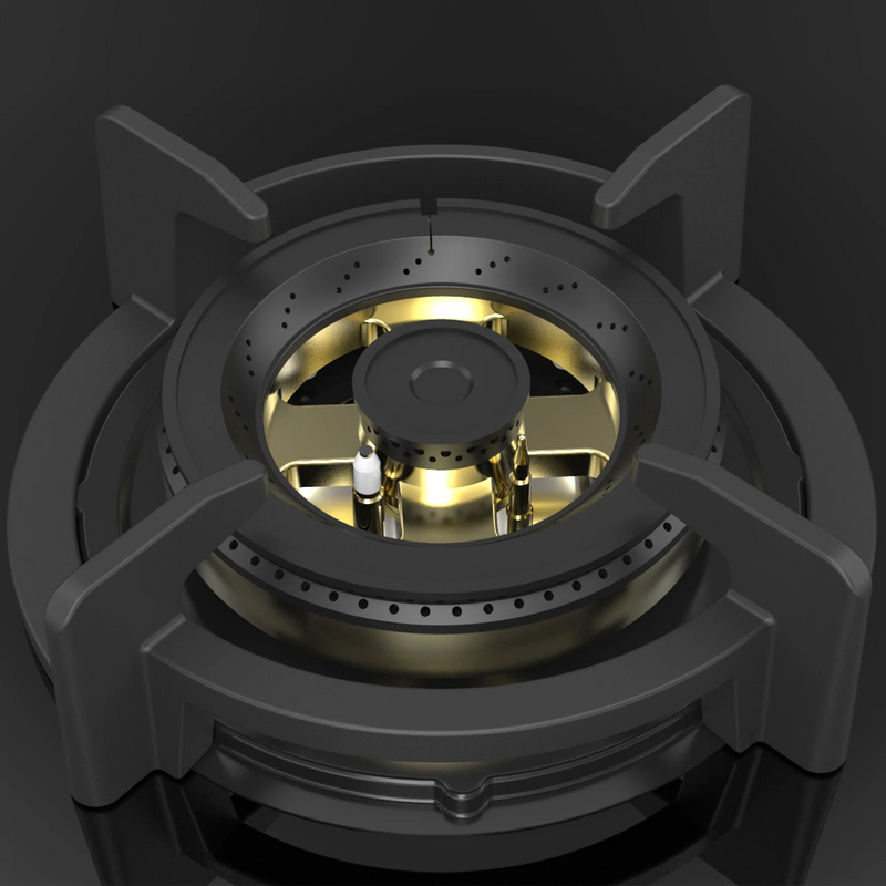 KAFF ASF 865 – 5 Burner Built-In Hob, 8 mm Thick Black Tempered Glass, Flame Failure Device-5