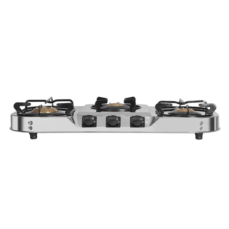 Faber Cooktop Astra 3BB SS – 3 Burner Gas Cooktop with Brass Burners, Super Jumbo Burner, Stainless Steel Finish, Manual Ignition-2