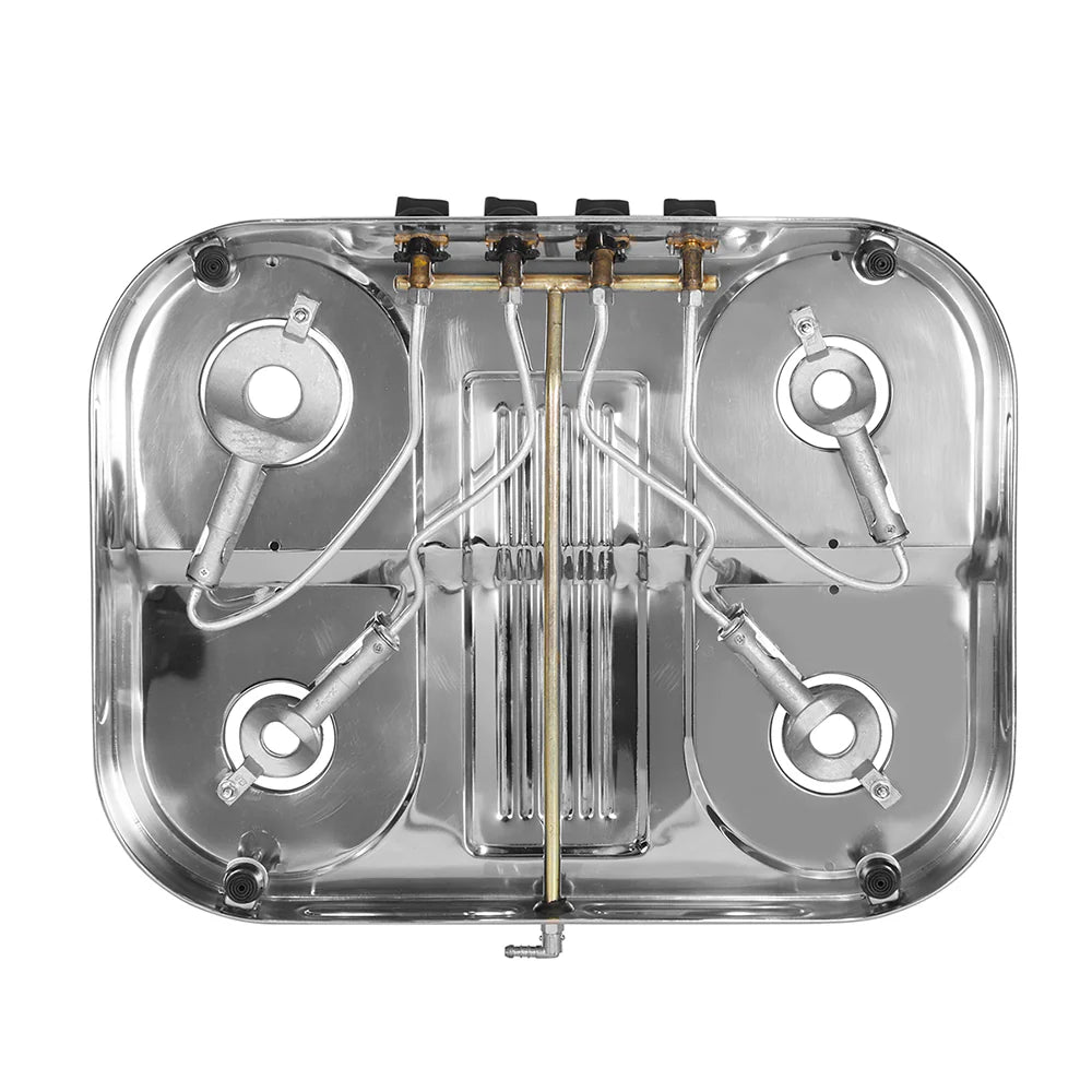 Faber Cooktop Astra 4BB SS – 4 Burner Gas Cooktop with Brass Burners, Super Jumbo Burner, Stainless Steel Finish, Manual Ignition-5