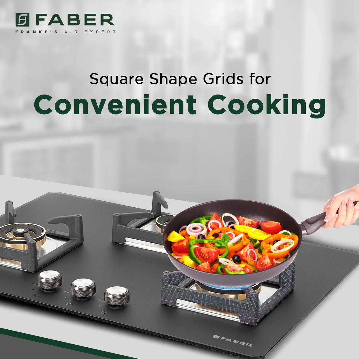 Faber Hob Bella HT 753 BR AI FFDD 75 cm Built-In Gas Hob – 3 Brass Burners, Dual Flame Failure Safety & Auto Electric Ignition-12