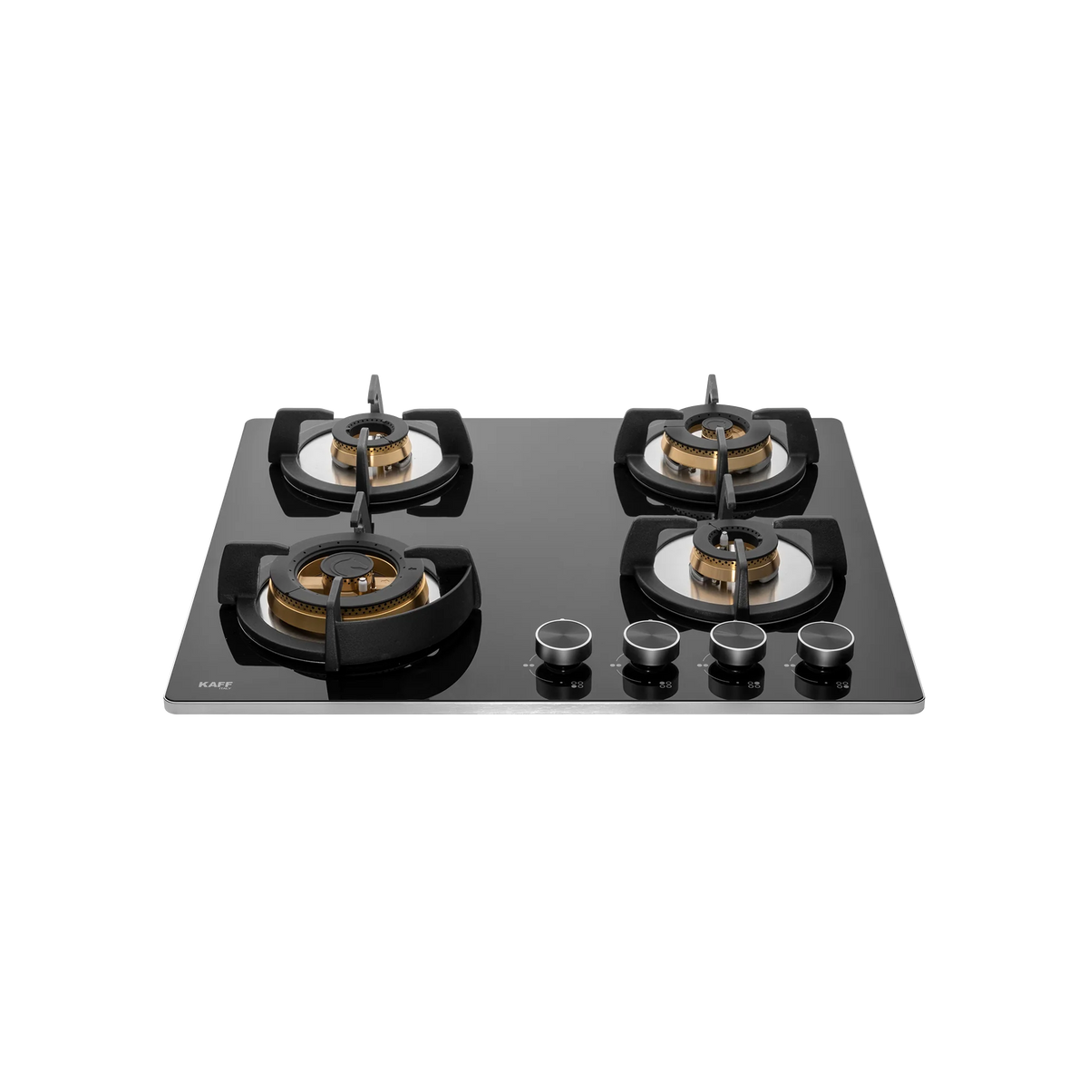 KAFF BLH 604 / BLH 604X – Built-In Hob, 4 Full Brass High Efficiency Burners with Flame Failure Device (FFD), 8 mm Black Tempered Glass – 60 cm-3