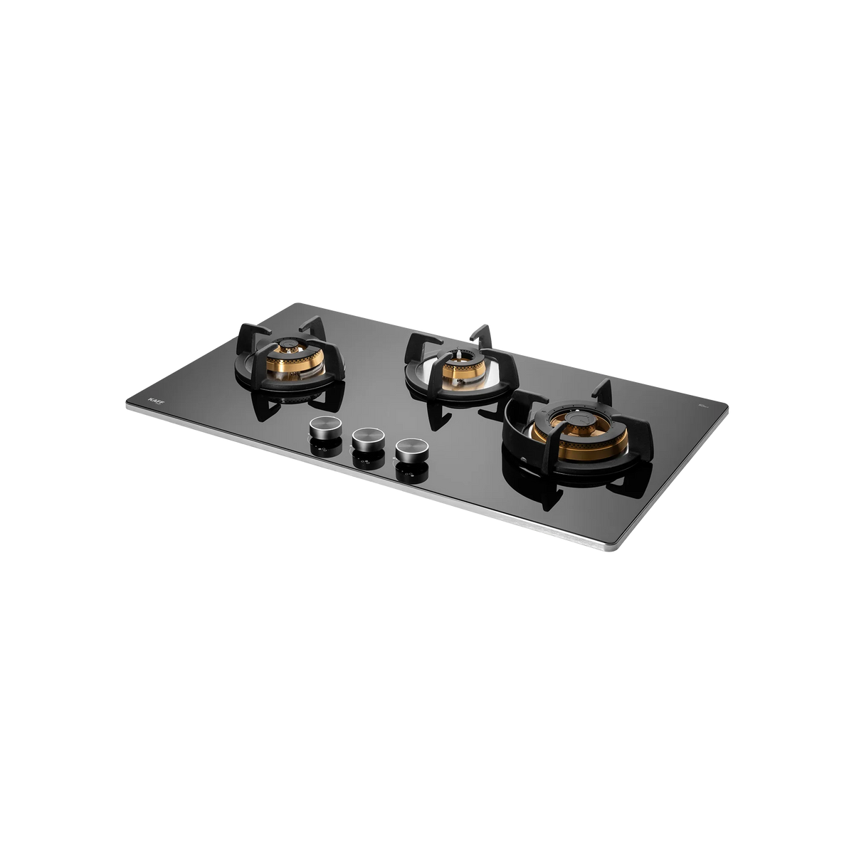 KAFF BLH 783 / BLH 783X – Built-In Hob, 3 Full Brass High Efficiency Burners with Flame Failure Device (FFD), 8 mm Thick Black Tempered Glass-2
