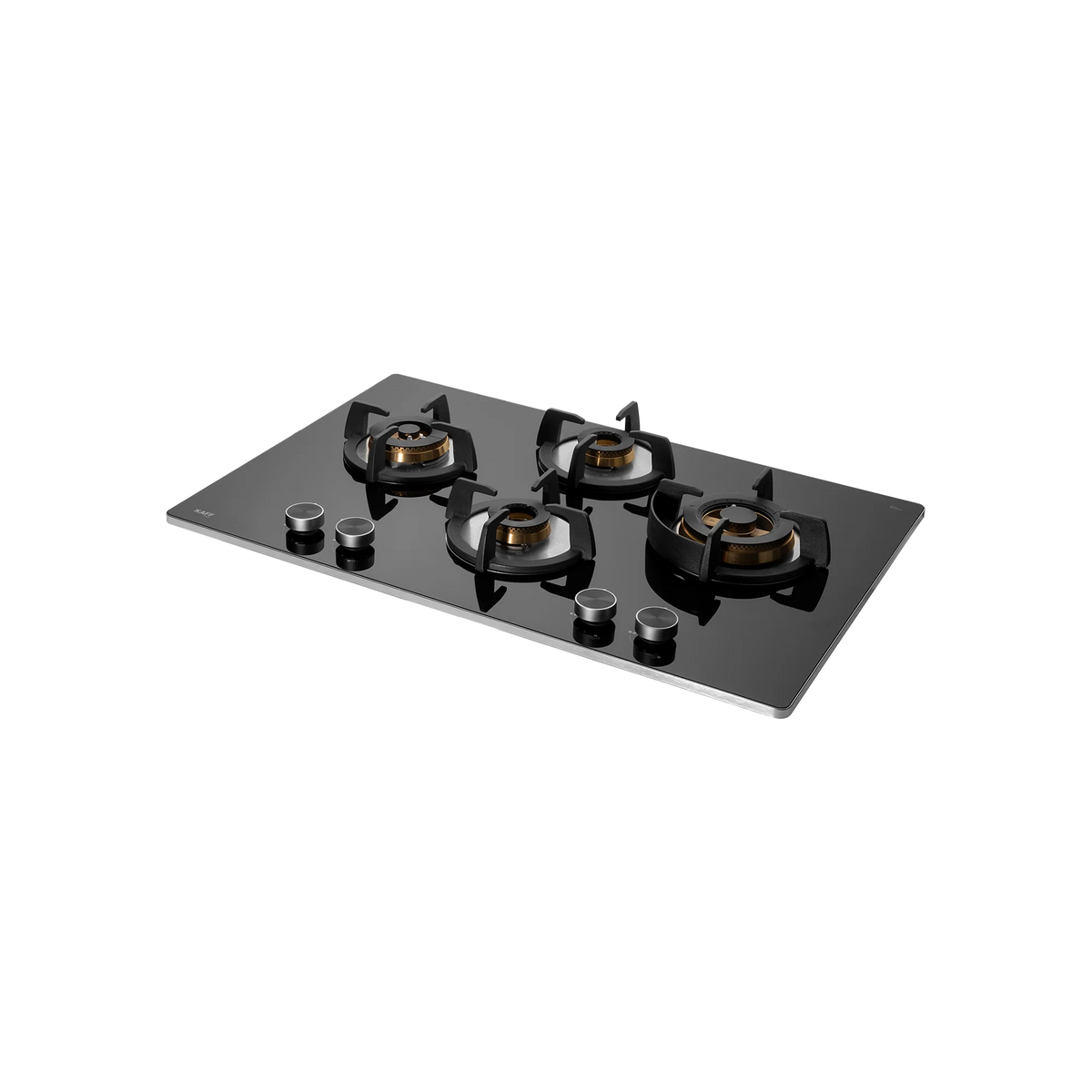 KAFF BLH 784 / BLH 784X – Built-In Hob, 4 Full Brass High Efficiency Burners with Flame Failure Device (FFD), 8 mm Thick Black Tempered Glass