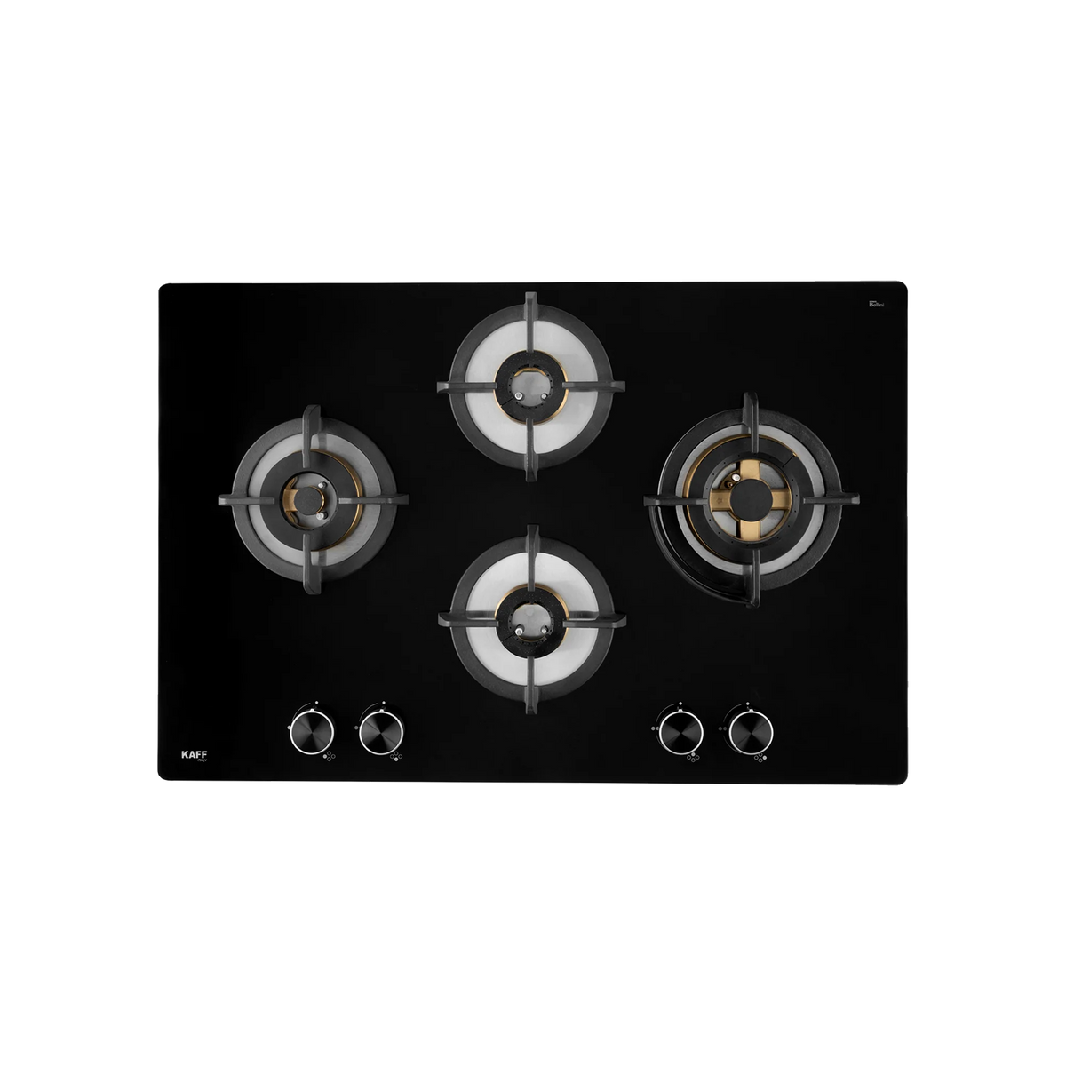 KAFF BLH 784 / BLH 784X – Built-In Hob, 4 Full Brass High Efficiency Burners with Flame Failure Device (FFD), 8 mm Thick Black Tempered Glass-4