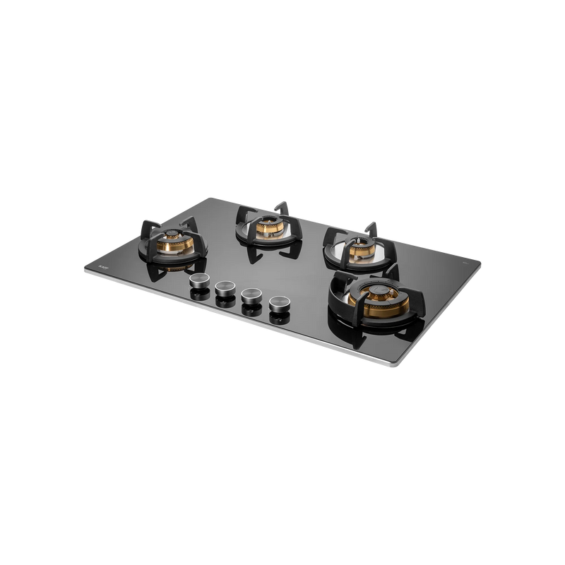 KAFF BLH 804 / BLH 804X – Built-In Hob, 4 Full Brass High Efficiency Burners with Flame Failure Device (FFD), 8 mm Thick Black Tempered Glass-2