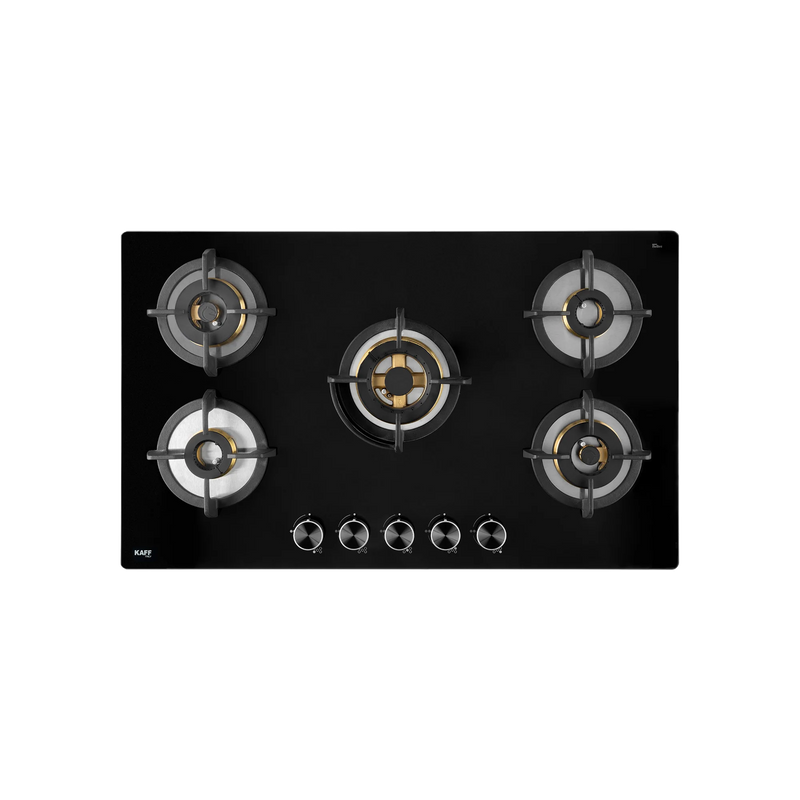 KAFF BLH 865 / BLH 865X – Built-In Hob, 5 Full Brass High Efficiency Burners with Flame Failure Device (FFD), 8 mm Thick Black Tempered Glass-4
