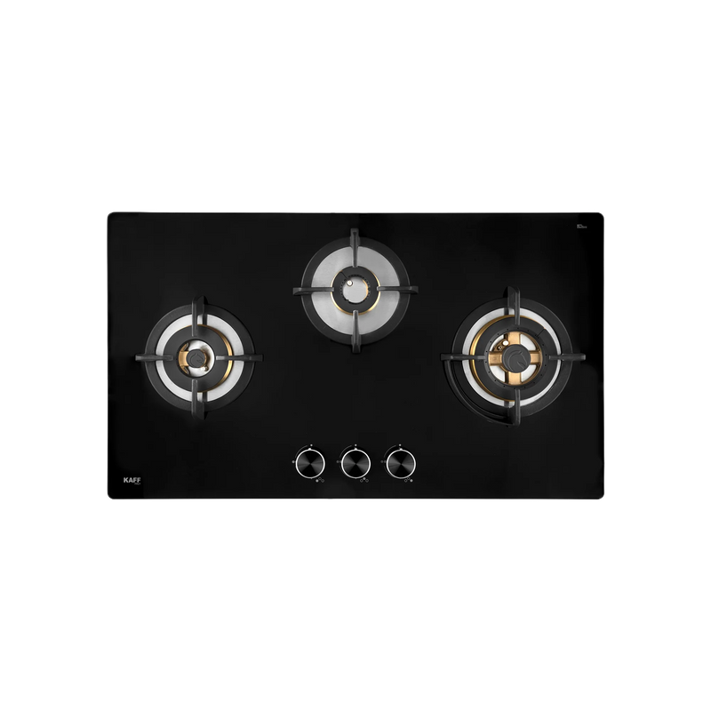 KAFF BLH-F 783X – Built-In Hob, 3 Full Brass High Efficiency Burners with Flame Failure Device (FFD), 8 mm Thick Black Tempered Glass-4