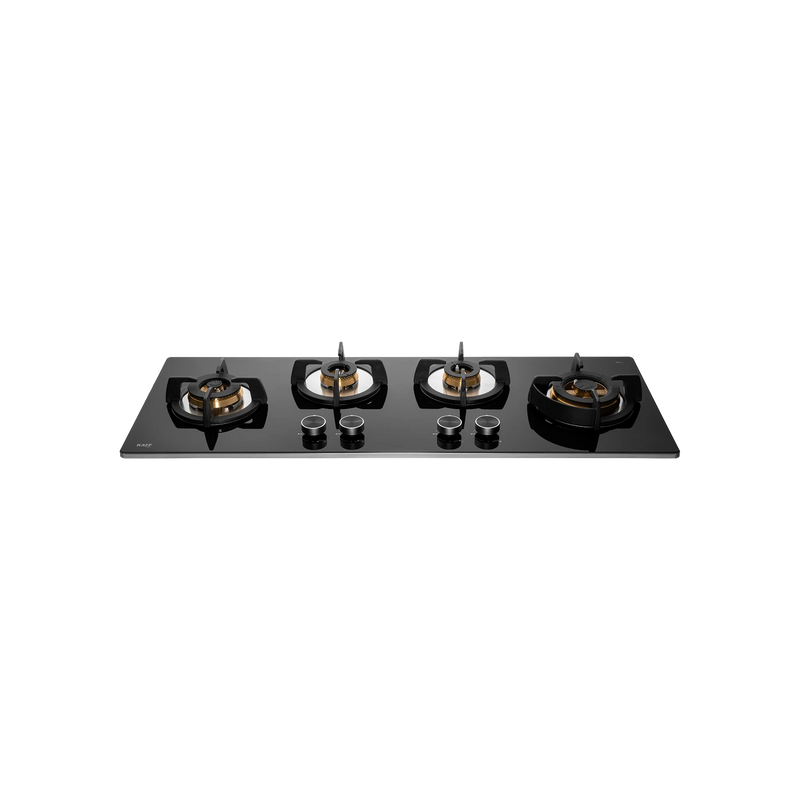 KAFF BLH F 100X BLK – Built-In Hob, 4 Full Brass High Efficiency Burners with Flame Failure Device (FFD), 8mm Black Tempered Glass-3
