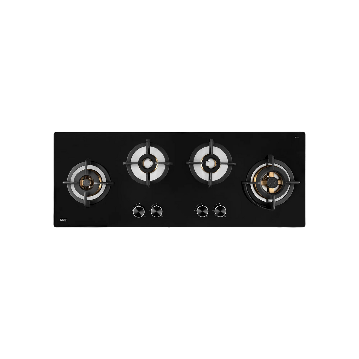 KAFF BLH F 100X BLK – Built-In Hob, 4 Full Brass High Efficiency Burners with Flame Failure Device (FFD), 8mm Black Tempered Glass-4