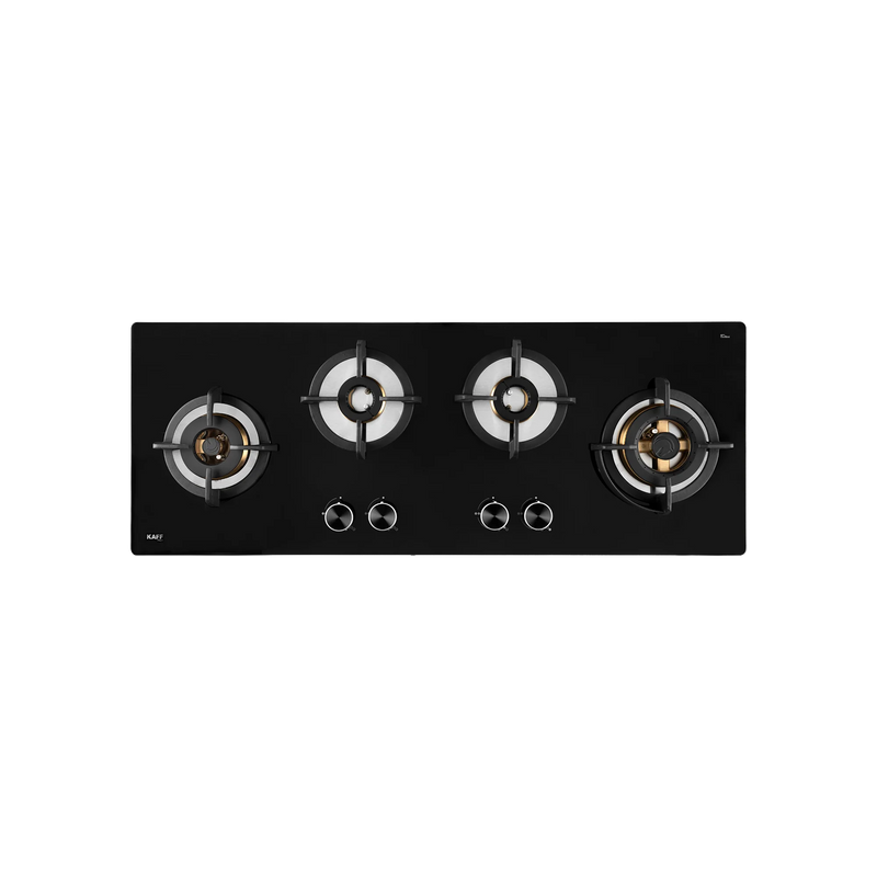 KAFF BLH F 100X BLK – Built-In Hob, 4 Full Brass High Efficiency Burners with Flame Failure Device (FFD), 8mm Black Tempered Glass-4