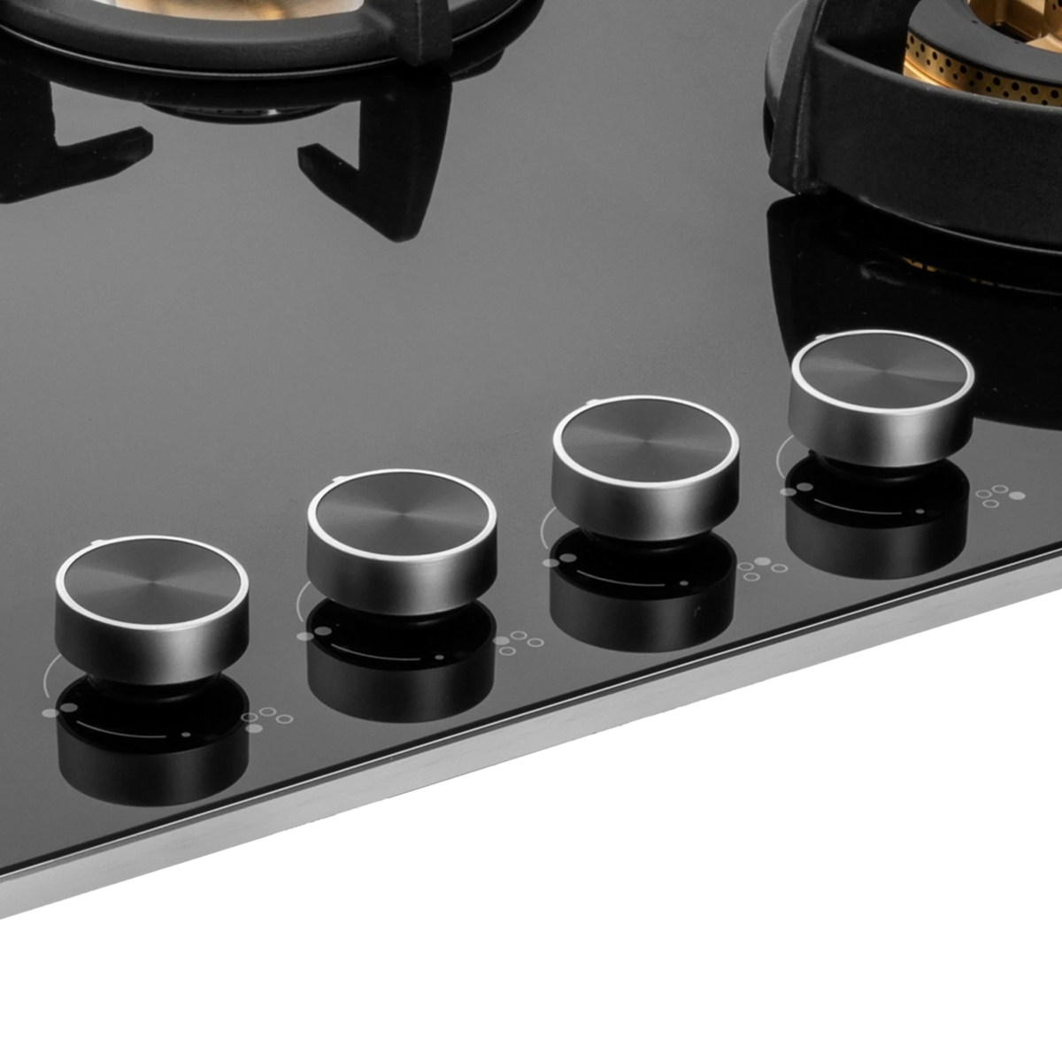 KAFF BLH-F 804 / BLH-F 804X BLK – Built-In Hob, 4 Full Brass High Efficiency Burners with Flame Failure Device (FFD), 8 mm Thick Black Tempered Glass-7