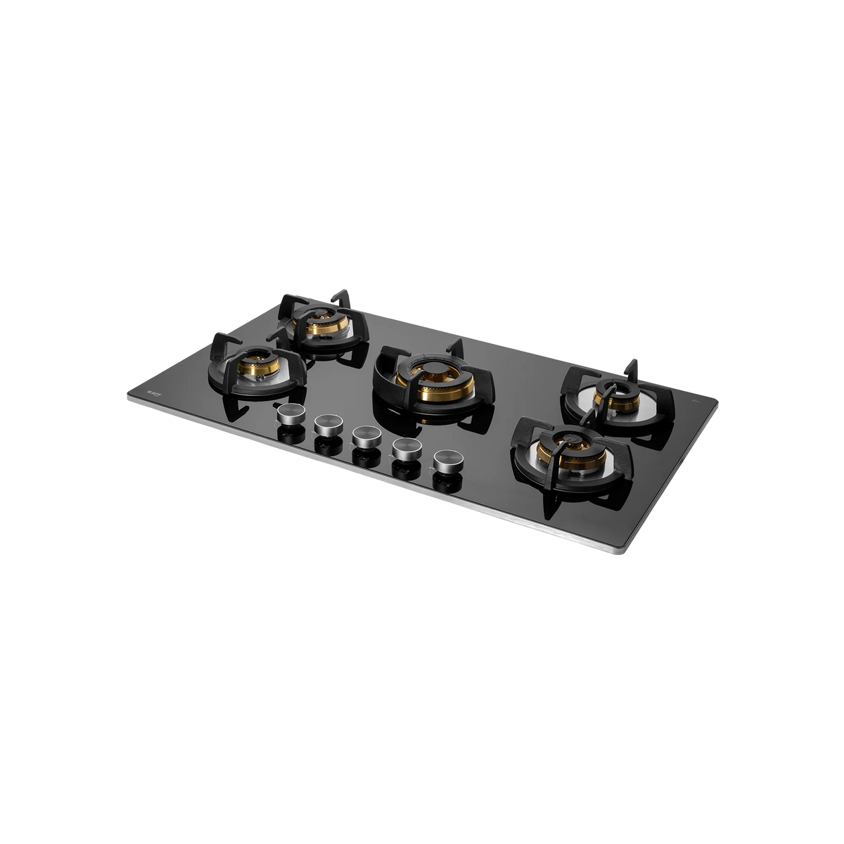 KAFF BLH-F 865X – Built-In Hob, 5 Full Brass High Efficiency Burners with Flame Failure Device (FFD), 8 mm Thick Black Tempered Glass-2