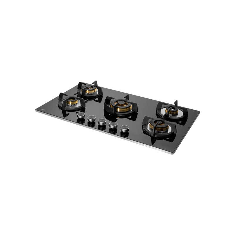 KAFF BLH-F 865X – Built-In Hob, 5 Full Brass High Efficiency Burners with Flame Failure Device (FFD), 8 mm Thick Black Tempered Glass-2