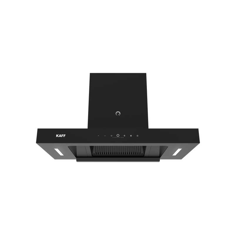 KAFF CASTO 75 DC Auto Clean Chimney – 75 cm | 1200 m³/h Suction | Gesture Control | Black Glass-1
