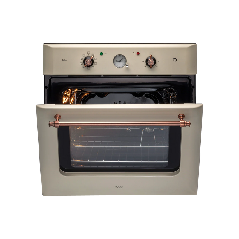 KAFF CLOV 6 CR – 60 L Built-in Electric Oven with True Convection and Cream Retro Finish-2