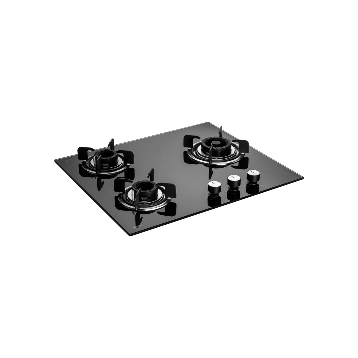 KAFF CRH 603 – Built-in Hob with 3 Black Coated Tornado Style Burners, Auto Ignition, 60 cm-1
