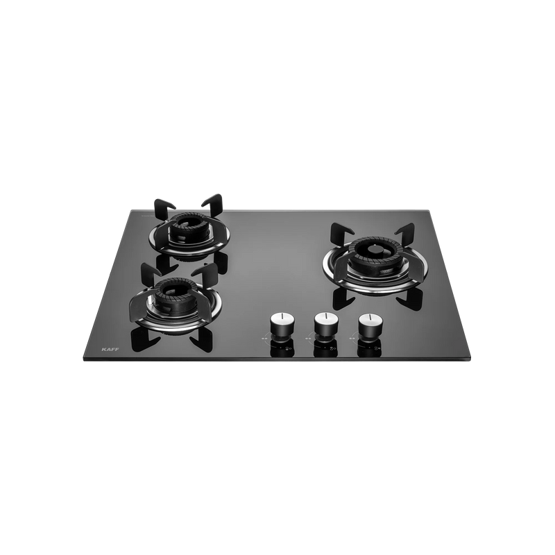 KAFF CRH 603 – Built-in Hob with 3 Black Coated Tornado Style Burners, Auto Ignition, 60 cm-3