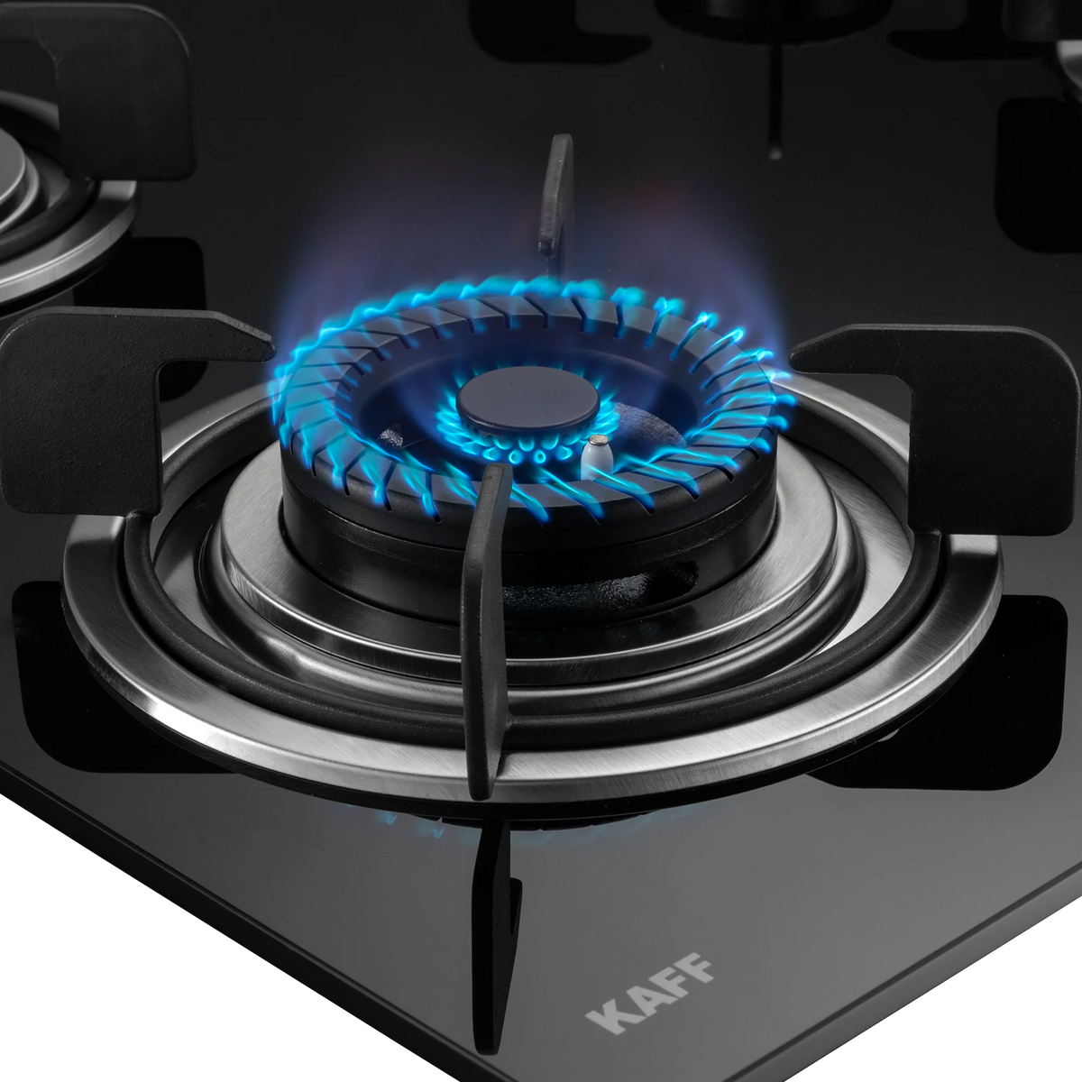 KAFF CRH 603 – Built-in Hob with 3 Black Coated Tornado Style Burners, Auto Ignition, 60 cm-5
