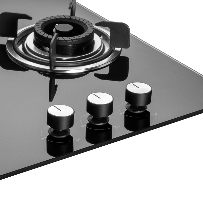 KAFF CRH 603 – Built-in Hob with 3 Black Coated Tornado Style Burners, Auto Ignition, 60 cm-6
