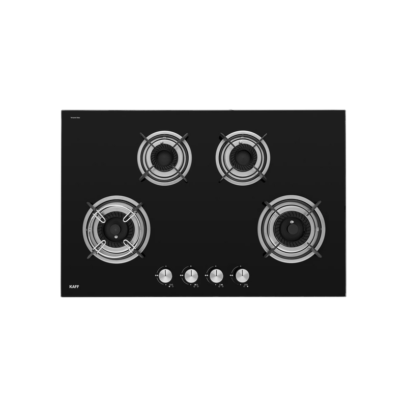 KAFF CRH 804 Built-in Hob | 4 Tornado Style Burners | 80 cm | Auto Electric Ignition | Black Tempered Glass-3
