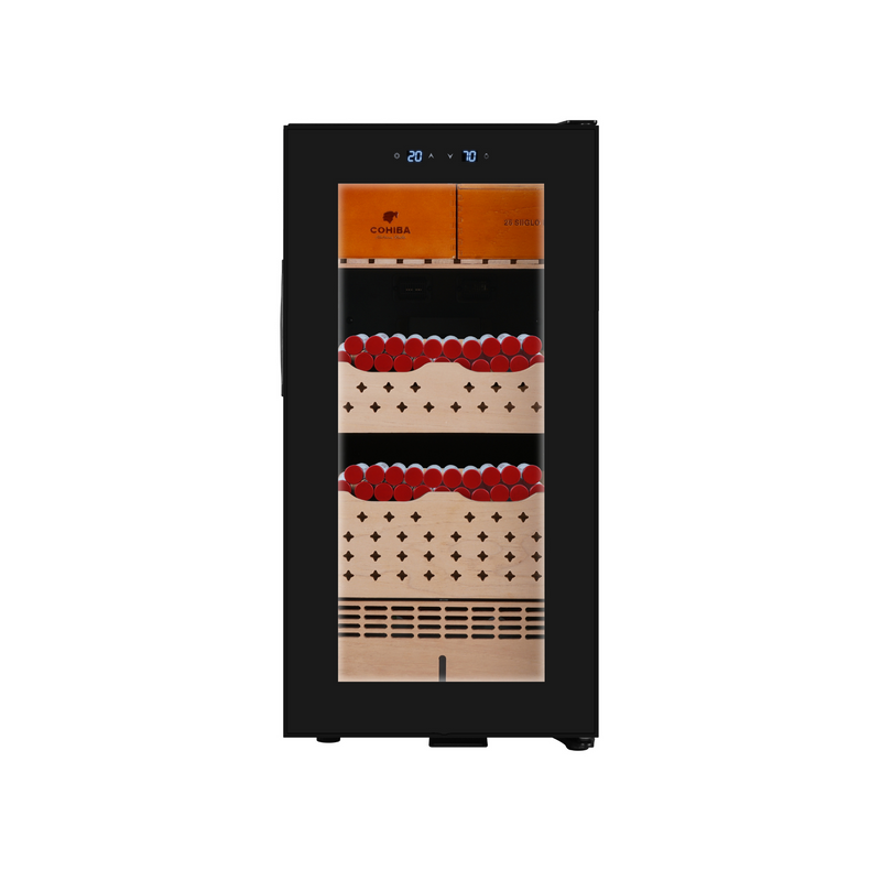 Carysil Cigar Humidor 212 Capacity | Premium Cigar Cooler with Temperature & Humidity Control | LED Display | Freestanding Luxury Humidor Cabinet-2