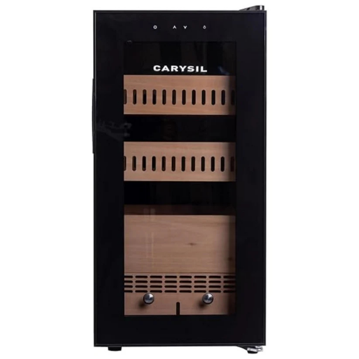 Carysil Cigar Humidor 212 Capacity | Premium Cigar Cooler with Temperature & Humidity Control | LED Display | Freestanding Luxury Humidor Cabinet
