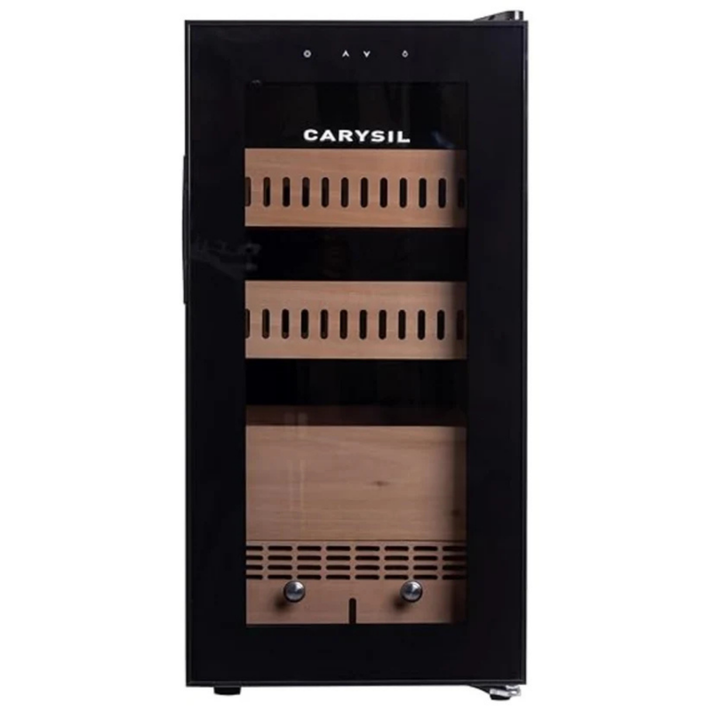 Carysil Cigar Humidor 212 Capacity | Premium Cigar Cooler with Temperature & Humidity Control | LED Display | Freestanding Luxury Humidor Cabinet-1