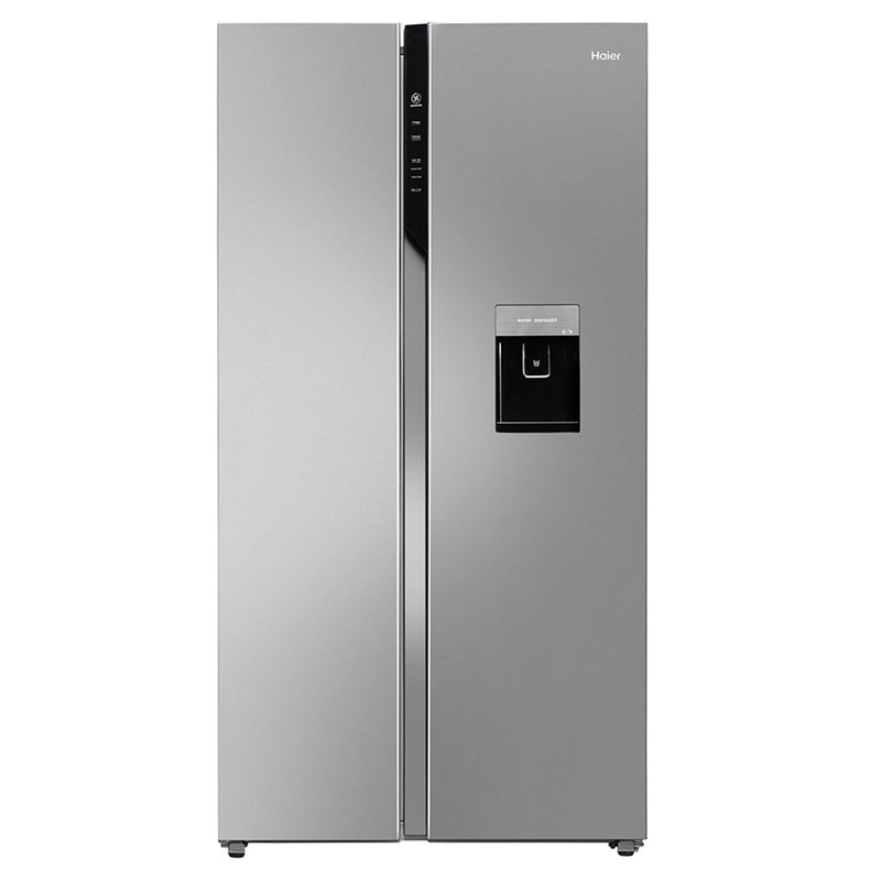 Haier 596L 3 Star Shiny Silver 2 Door Smart Convertible Side-by-Side Refrigerator | HRS-682SWDU1-1
