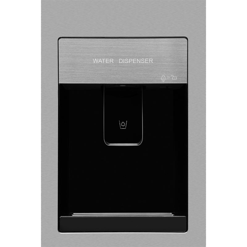 Haier 596L 3 Star Shiny Silver 2 Door Smart Convertible Side-by-Side Refrigerator | HRS-682SWDU1-11