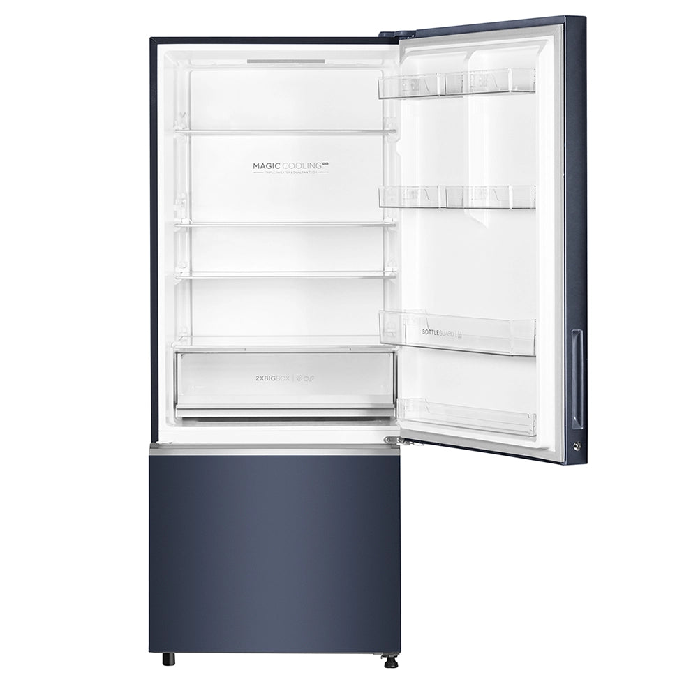 Haier 325L 2 Star Graphite Black Bottom Mount Refrigerator | HRB-3752BGKA-P-7