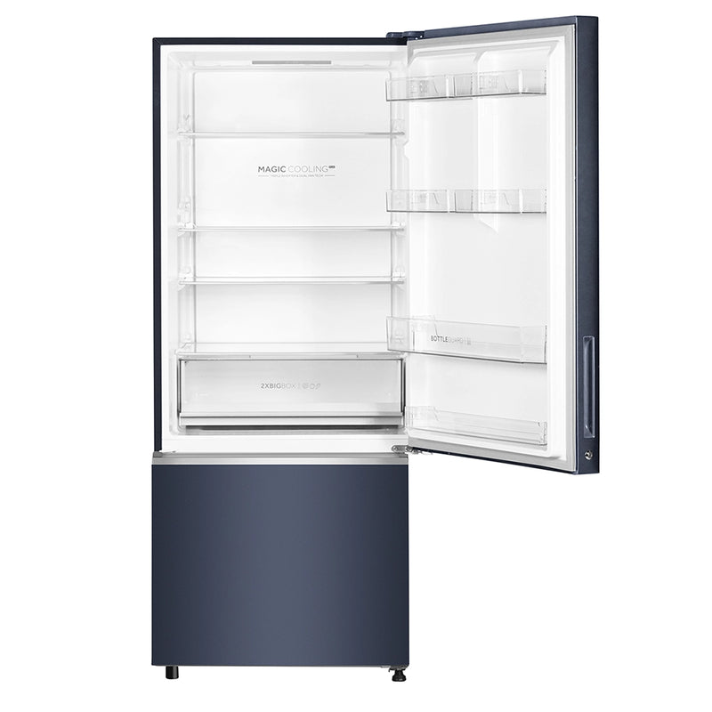 Haier 325L 2 Star Graphite Black Bottom Mount Refrigerator | HRB-3752BGKA-P-7