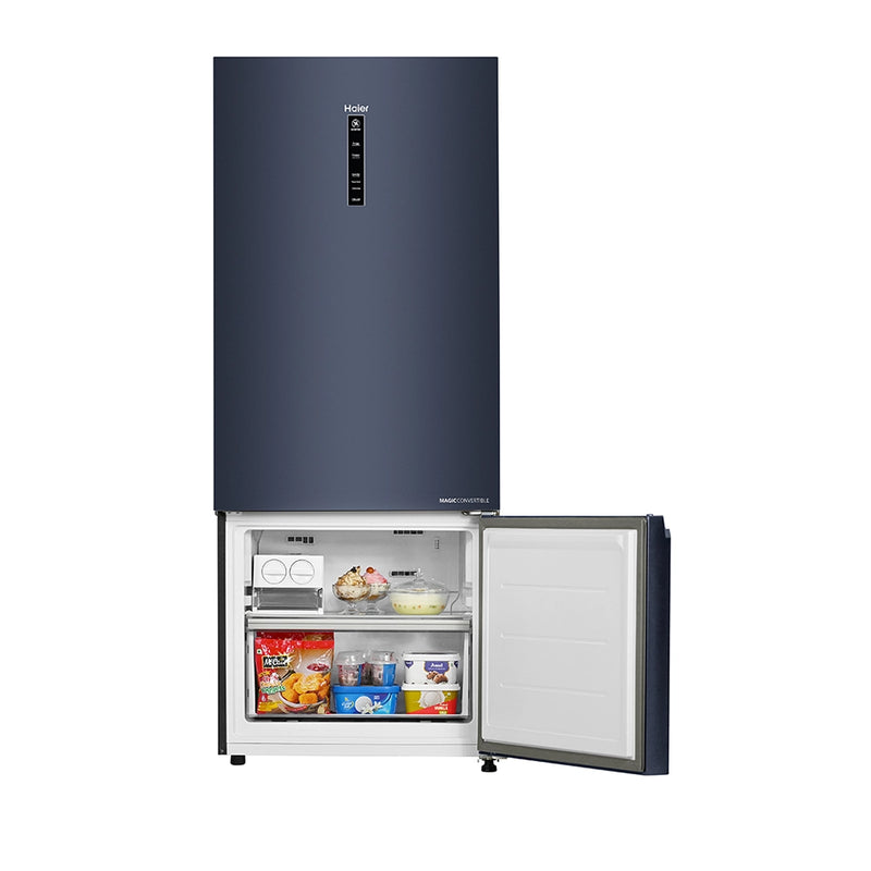 Haier 325L 2 Star Graphite Black Bottom Mount Refrigerator | HRB-3752BGKA-P-4