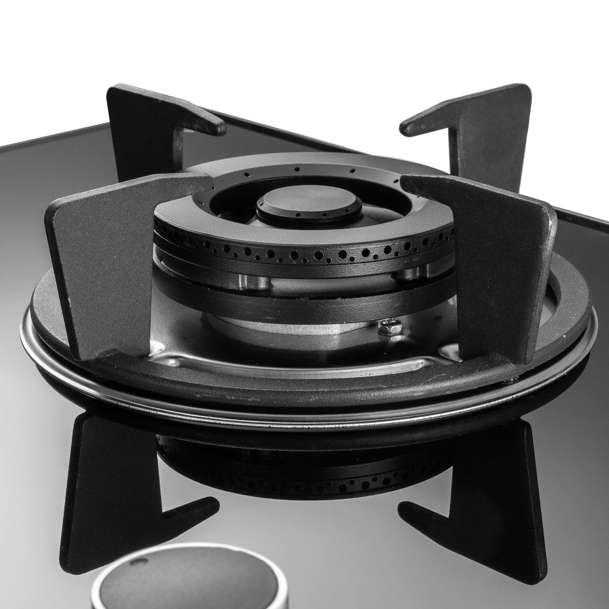 KAFF FBB 603 Built-in Hob | 3 Full Brass Burners | 60 cm | Auto Electric Ignition | Black Tempered Glass-5
