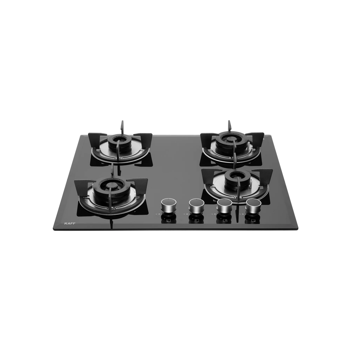 KAFF FBB 604 Built-in Hob | 4 Full Brass Burners | 60 cm | Auto Electric Ignition | Black Tempered Glass-3