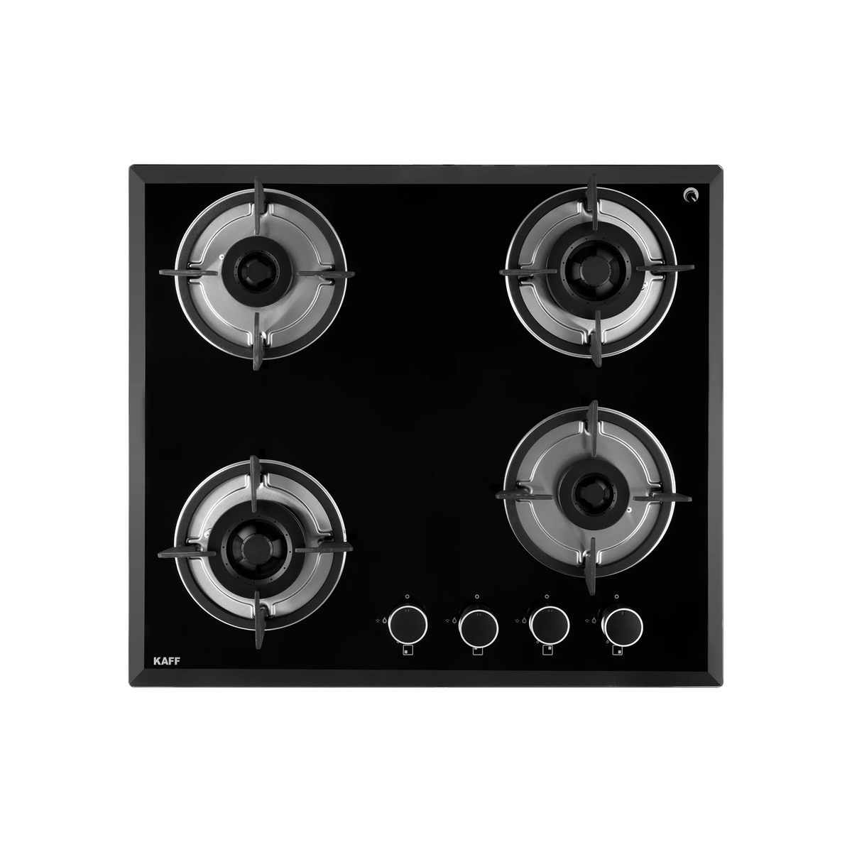KAFF FBB 604 Built-in Hob | 4 Full Brass Burners | 60 cm | Auto Electric Ignition | Black Tempered Glass-4