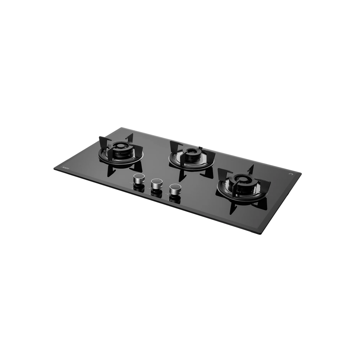 KAFF FBB 783 Built-in Hob | 3 Full Brass Burners | 78 cm | Auto Electric Ignition | Black Tempered Glass-2