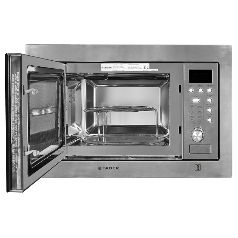 Faber FBIMWO 20L SG Built-in Microwave Oven – 20L Stainless Steel Finish, 10 Auto Cook Menus, Electric Control, Energy Efficient-4