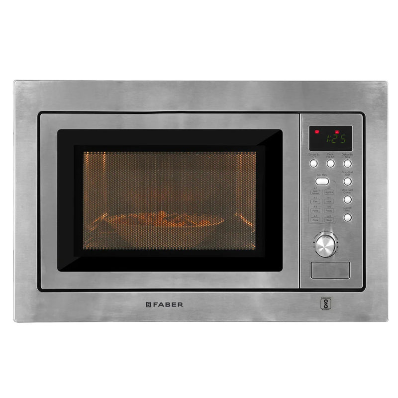 Faber FBIMWO 20L SG Built-in Microwave Oven – 20L Stainless Steel Finish, 10 Auto Cook Menus, Electric Control, Energy Efficient-1