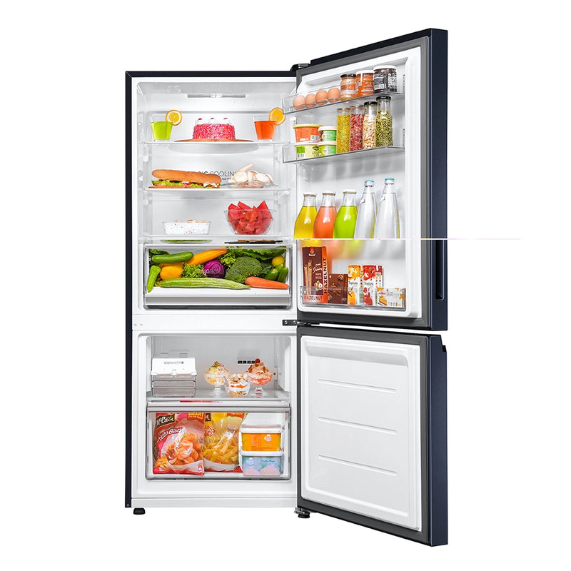 Haier 355L 2 Star Graphite Black Bottom Mount Refrigerator | HRB-4052BGKA-P-2