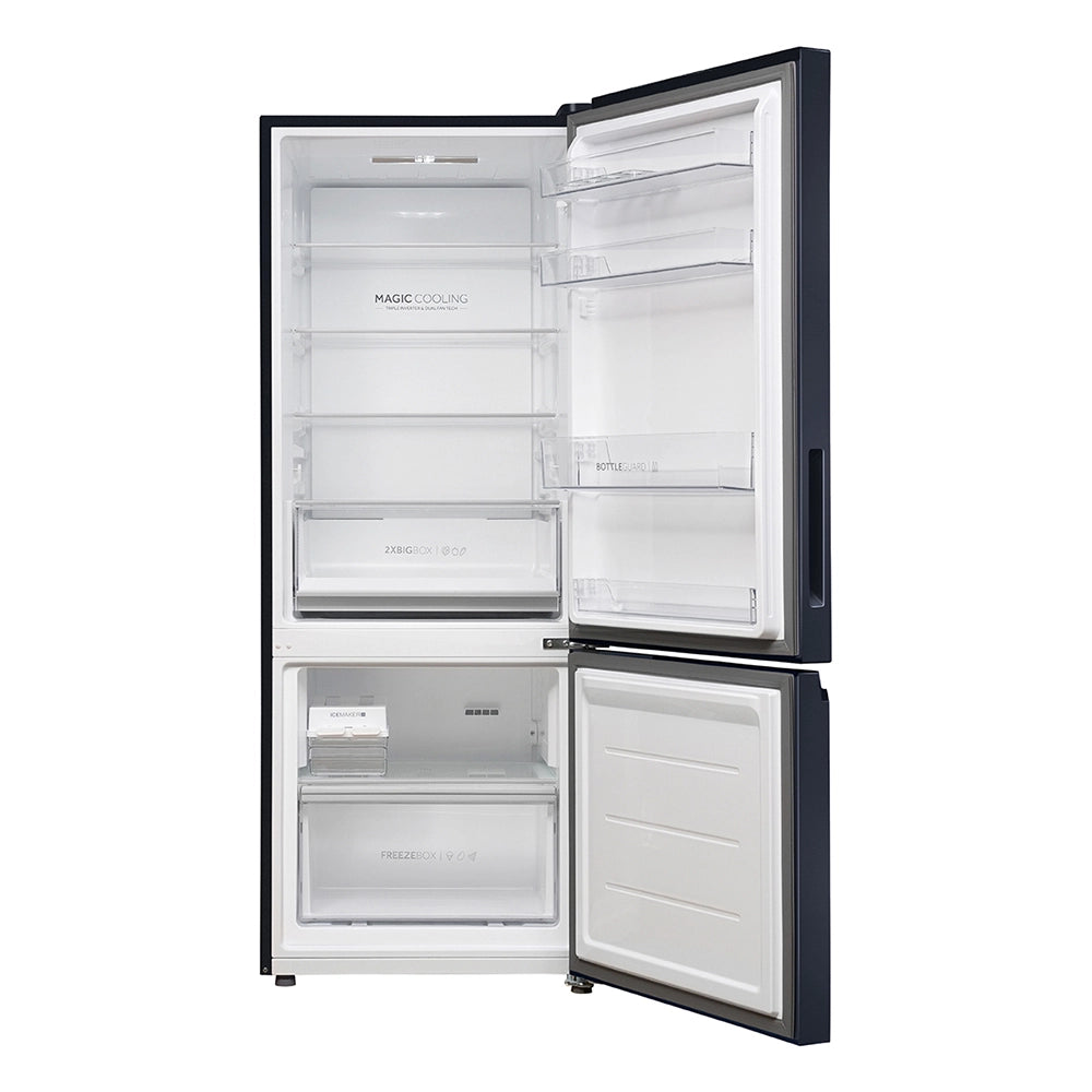Haier 355L 2 Star Graphite Black Bottom Mount Refrigerator | HRB-4052BGKA-P-4