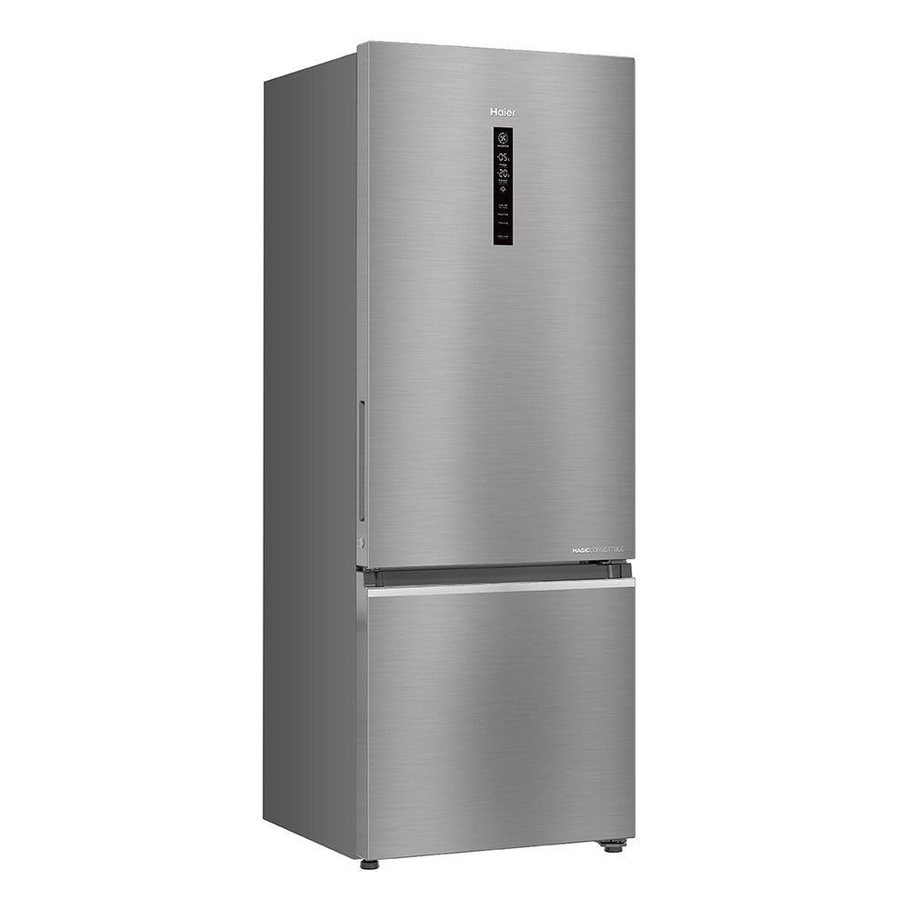 Haier 355L 2 Star Inox Steel Bottom Mount Refrigerator | HRB-4052BISA-P-2