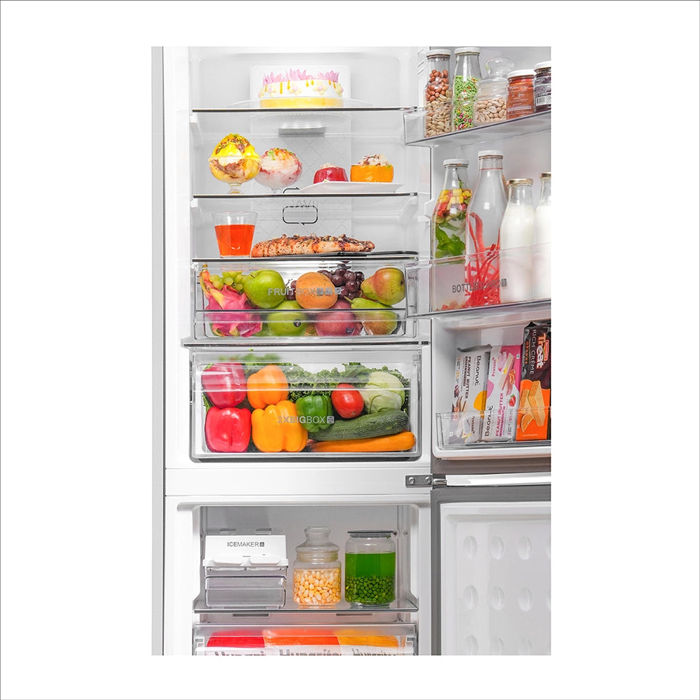 Haier 265L 2 Star Mirror Glass Bottom Mount Refrigerator  Model: HRB-3152PMGA-P-8