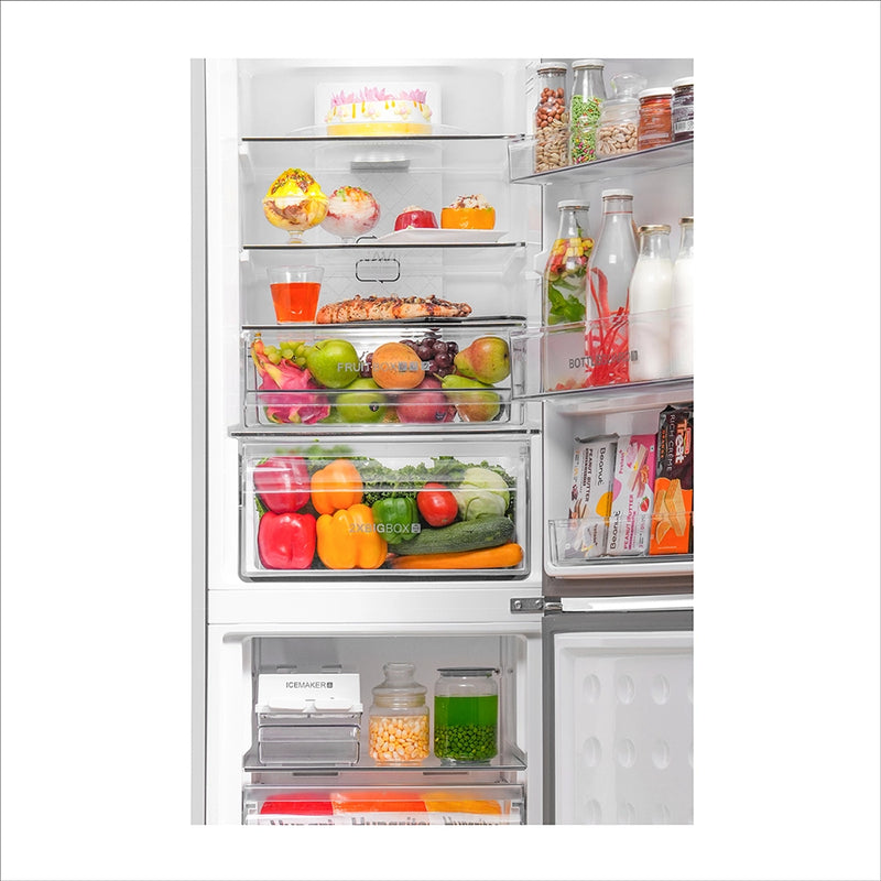 Haier 265L 2 Star Mirror Glass Bottom Mount Refrigerator  Model: HRB-3152PMGA-P-8