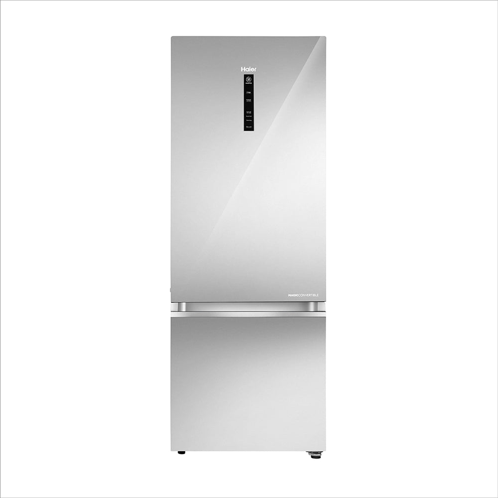 Haier 355L 2 Star Mirror Glass Bottom Mount Refrigerator | HRB-4052PMGA-P